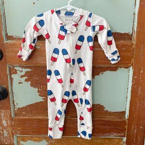 Monica + Andy Popsicle Romper / Sleeper• 3-6 Months
